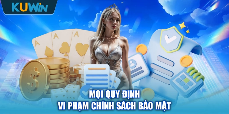 Mọi quy định vi phạm chính sách bảo mật
