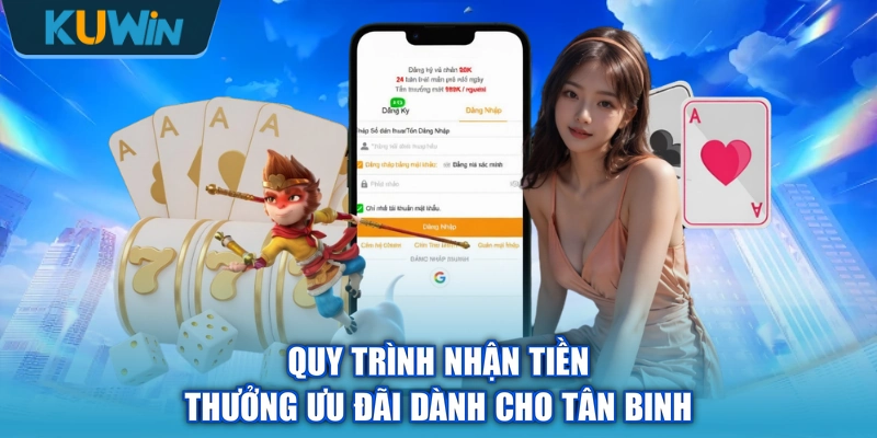 Quy trình nhận tiền thưởng ưu đãi dành cho tân binh